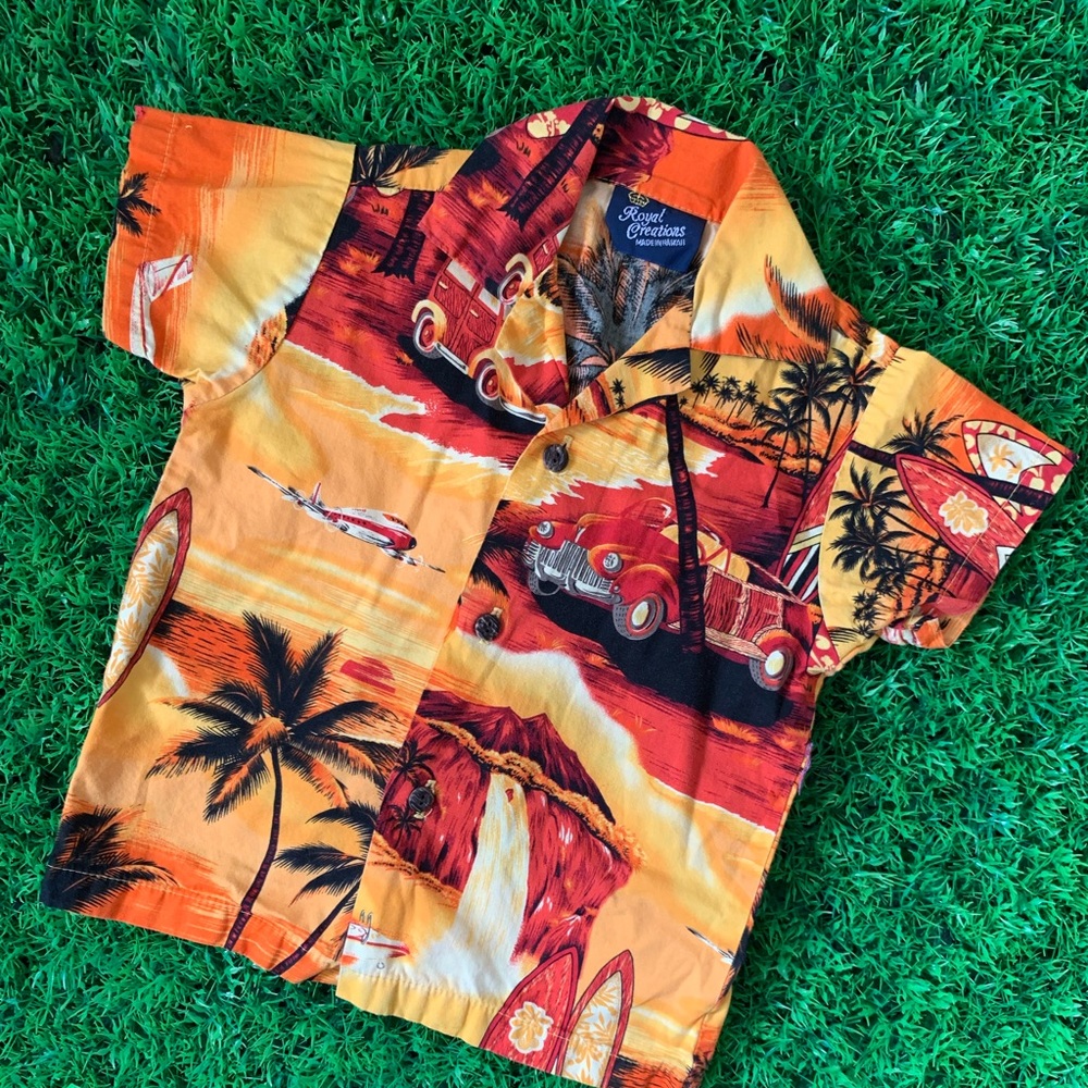 Vintage Toddler Hawaiian Shirt